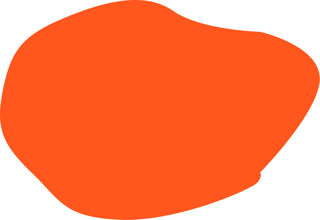 Pomarańczowy organiczny kształt abstrakcyjny